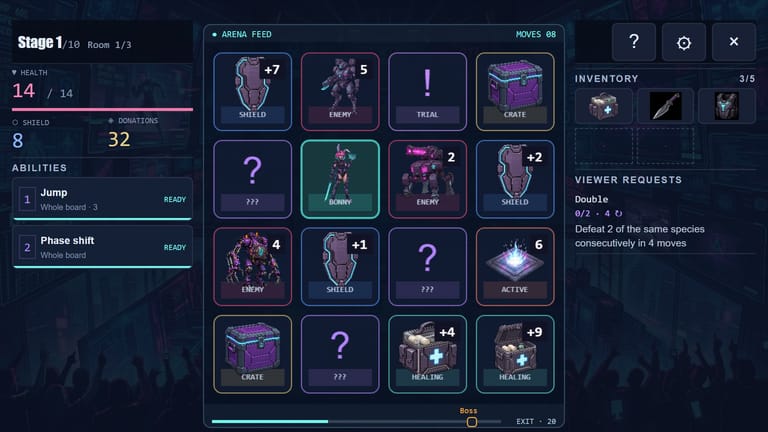 Cyber Psycho - Bonny among mystery tiles and a viewer trial